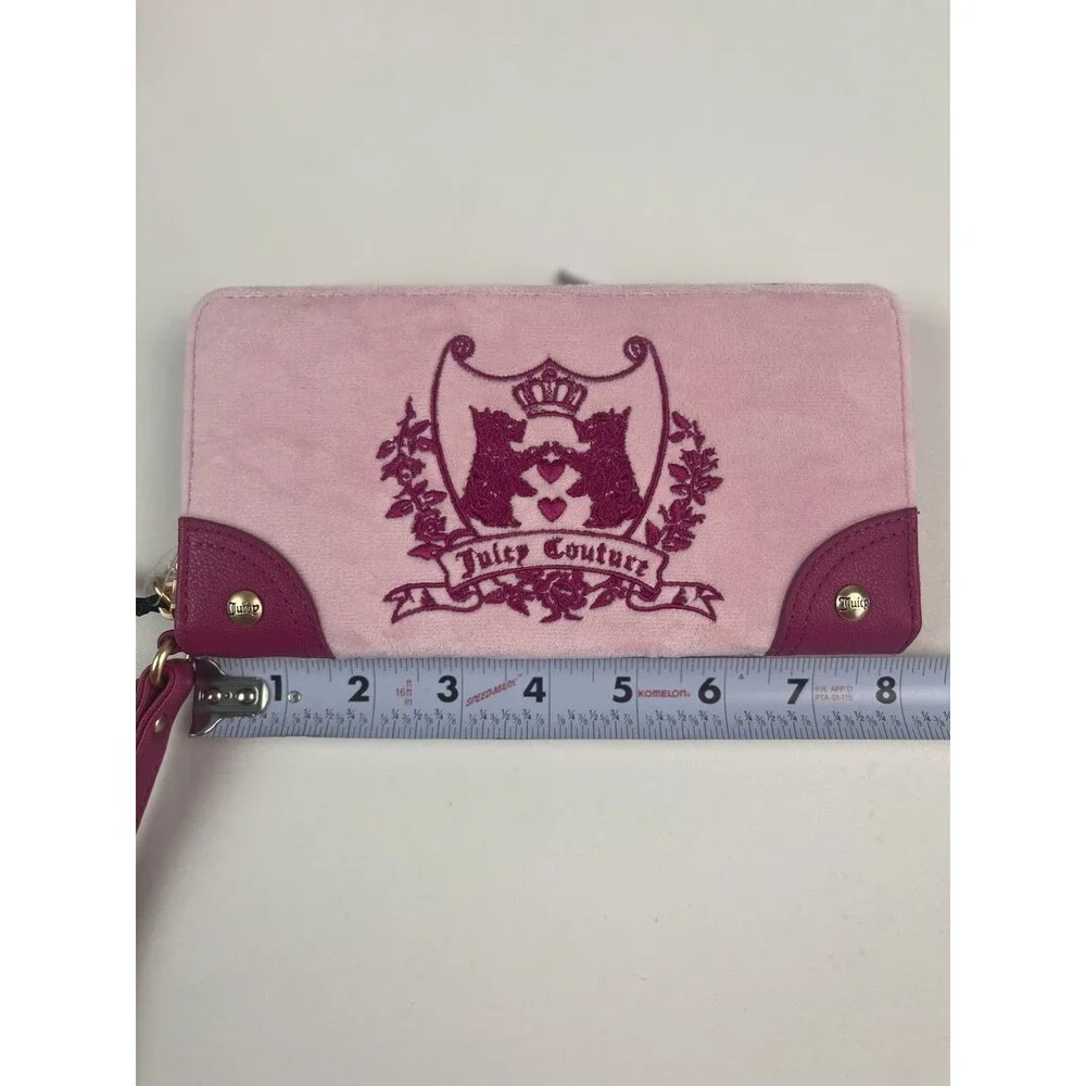 Juicy Couture New Love Chapter Backpack Wristlet Wallet Scottie Dog Charm Velvet
